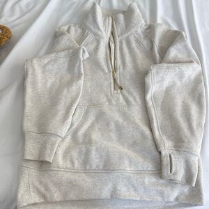 Scuba oversized half zipped Lululemon sweater